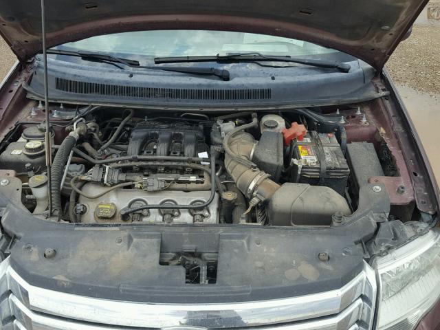 1FMDK03W99GA05094 - 2009 FORD TAURUS X L MAROON photo 7