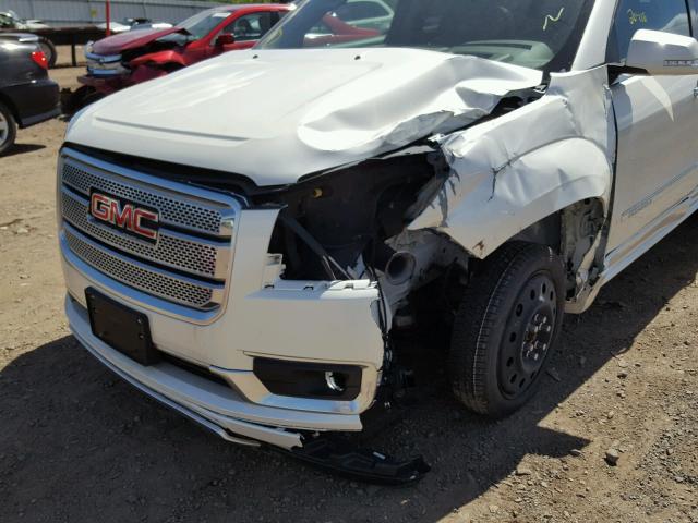 1GKKVTKD8FJ252484 - 2015 GMC ACADIA DEN WHITE photo 9