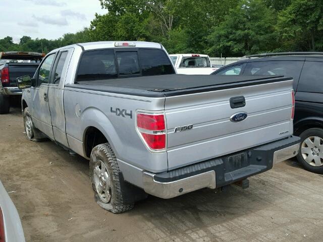 1FTFX1EF0BKD24727 - 2011 FORD F150 SUPER SILVER photo 3