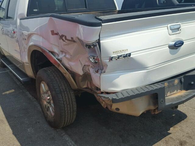 1FTFW1ET8CFA85768 - 2012 FORD F150 SUPER WHITE photo 9