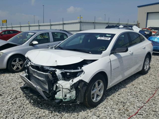 1G1ZB5ST4JF155292 - 2018 CHEVROLET MALIBU LS Ağ foto 2
