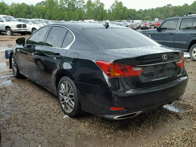 JTHBE1BL4D5004020 - 2013 LEXUS GS 350 BLACK photo 3