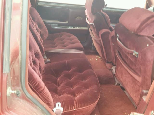 1C3BC6636KD403792 - 1989 CHRYSLER NEW YORKER MAROON photo 6