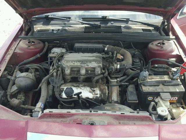 1C3BC6636KD403792 - 1989 CHRYSLER NEW YORKER 栗色 照片 7