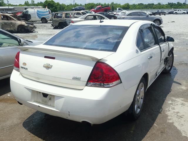 2G1WD58C081207328 - 2008 CHEVROLET IMPALA SUP 白色 照片 4