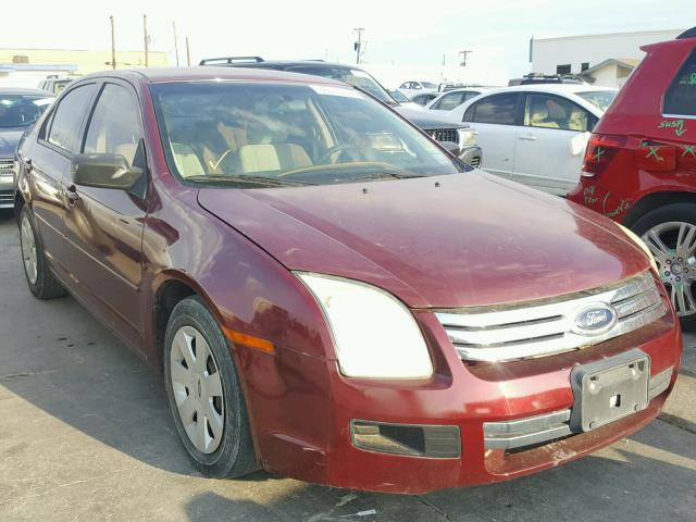 3FAHP06Z67R277529 - 2007 FORD FUSION S RED photo 1