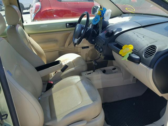 3VWSG31C06M410475 - 2006 VOLKSWAGEN NEW BEETLE 绿色 照片 5