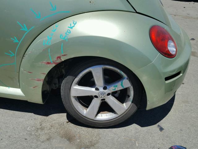 3VWSG31C06M410475 - 2006 VOLKSWAGEN NEW BEETLE 绿色 照片 9
