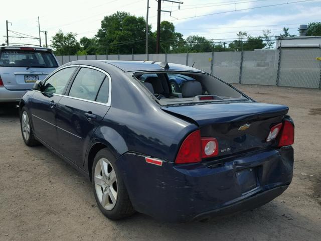 1G1ZB5E07CF259540 - 2012 CHEVROLET MALIBU LS BLUE photo 3
