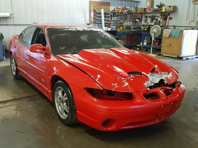 1G2WR52122F186101 - 2002 PONTIAC GRAND PRIX RED photo 1