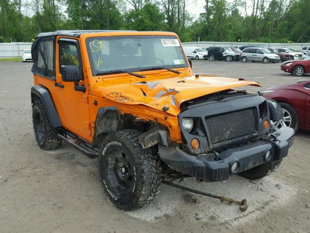 1C4AJWAGXCL154668 - 2012 JEEP WRANGLER S ORANGE photo 1