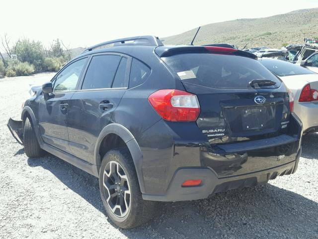 JF2GPABC8G8307663 - 2016 SUBARU CROSSTREK BLACK photo 3