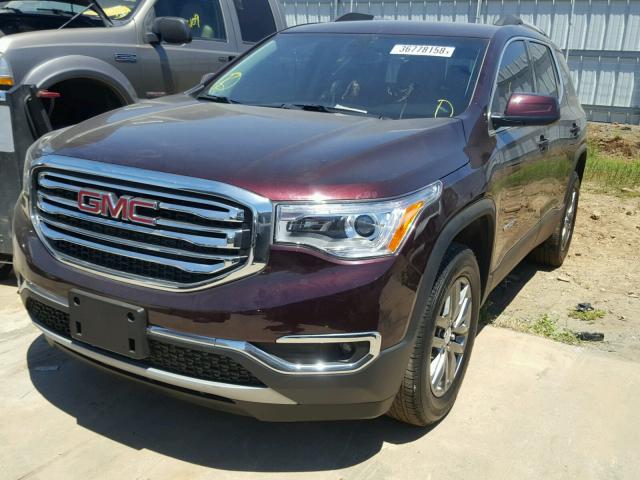 1GKKNMLS5JZ105441 - 2018 GMC ACADIA SLT BURGUNDY photo 1