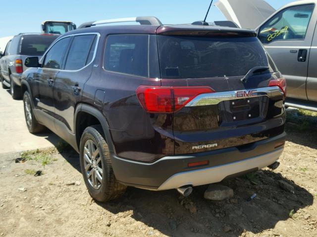 1GKKNMLS5JZ105441 - 2018 GMC ACADIA SLT BURGUNDY photo 3