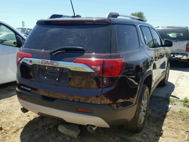 1GKKNMLS5JZ105441 - 2018 GMC ACADIA SLT BURGUNDY photo 4