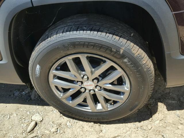 1GKKNMLS5JZ105441 - 2018 GMC ACADIA SLT BURGUNDY photo 9