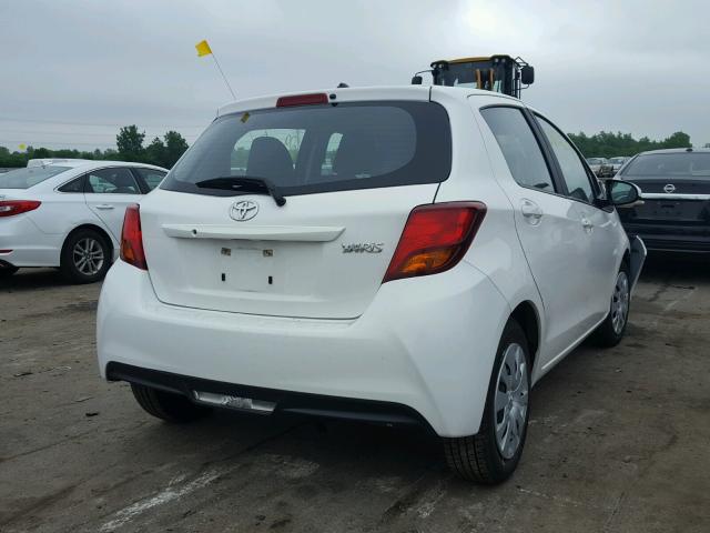 VNKKTUD33HA073534 - 2017 TOYOTA YARIS L WHITE photo 4