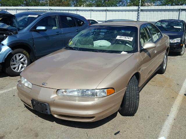 1G3WS52H0YF289426 - 2000 OLDSMOBILE INTRIGUE G GOLD photo 2