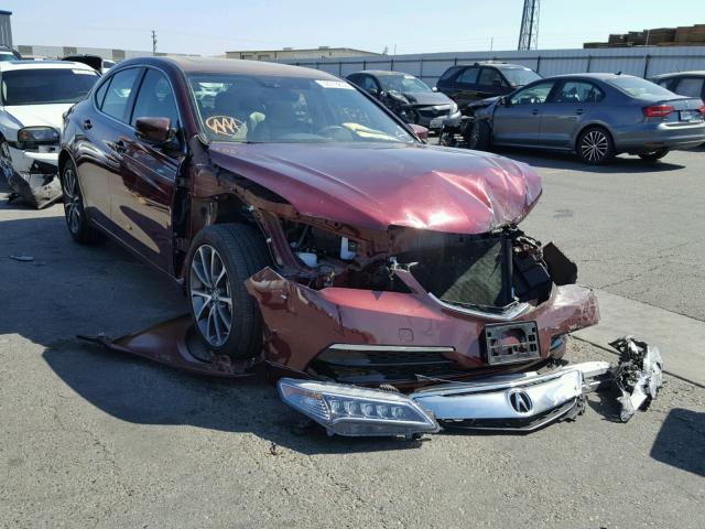 19UUB2F55GA010975 - 2016 ACURA TLX TECH MAROON photo 1