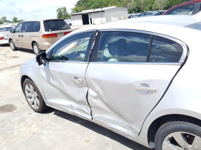 1G4GD5E34CF229653 - 2012 BUICK LACROSSE P SILVER photo 9