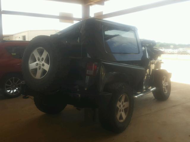 1J4AA2D13AL138612 - 2010 JEEP WRANGLER S BLACK photo 4