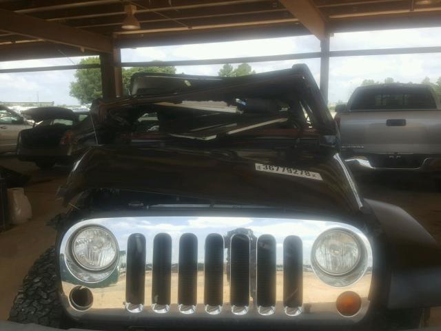 1J4AA2D13AL138612 - 2010 JEEP WRANGLER S BLACK photo 7