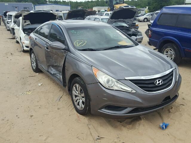 5NPEB4AC0CH319017 - 2012 HYUNDAI SONATA GRAY photo 1