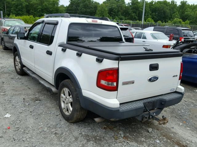 1FMEU51K17UA24085 - 2007 FORD EXPLORER S WHITE photo 3