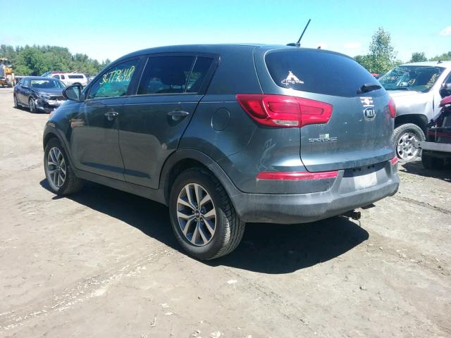 KNDPB3AC6E7667978 - 2014 KIA SPORTAGE B GRAY photo 3