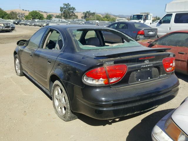 1G3NF52E41C198107 - 2001 OLDSMOBILE ALERO GLS 黑色 照片 3