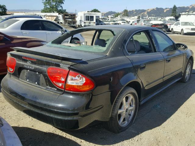 1G3NF52E41C198107 - 2001 OLDSMOBILE ALERO GLS 黑色 照片 4