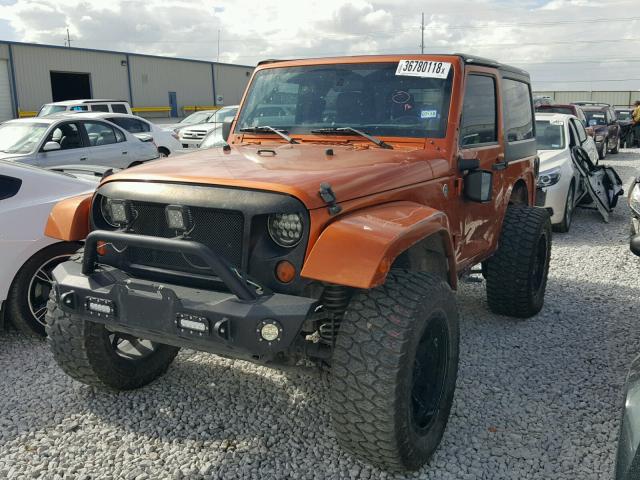 1J4AA5D1XBL526553 - 2011 JEEP WRANGLER S ORANGE photo 2