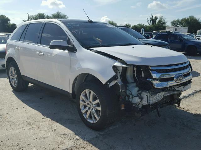 2FMDK3KC7BBB50317 - 2011 FORD EDGE LIMIT WHITE photo 1