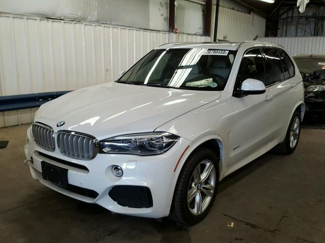 5UXKR6C53E0J72134 - 2014 BMW X5 XDRIVE5 WHITE photo 2