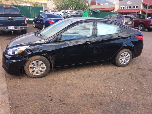 KMHCT4AEXHU354761 - 2017 HYUNDAI ACCENT SE BLACK photo 9