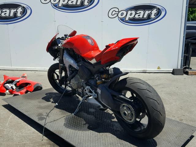 ZDMDAGNWXJB000912 - 2018 DUCATI PANIGALE V RED photo 3