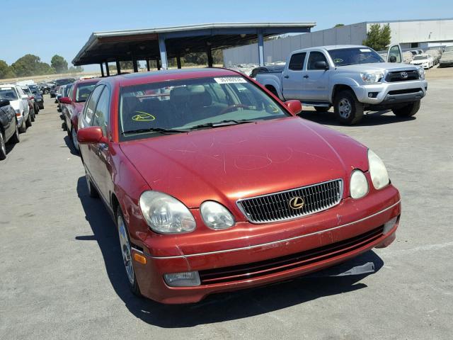 JT8BH68X5X0013759 - 1999 LEXUS GS 400 BURGUNDY photo 1