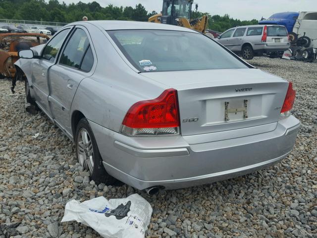 YV1RS592062551460 - 2006 VOLVO S60 2.5T SILVER photo 3