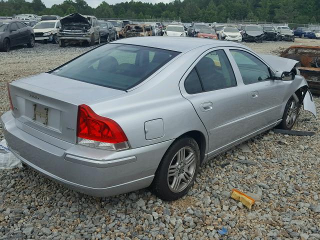YV1RS592062551460 - 2006 VOLVO S60 2.5T SILVER photo 4