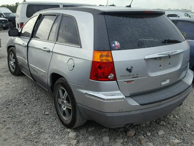 2A8GM68X97R164590 - 2007 CHRYSLER PACIFICA T SILVER photo 3