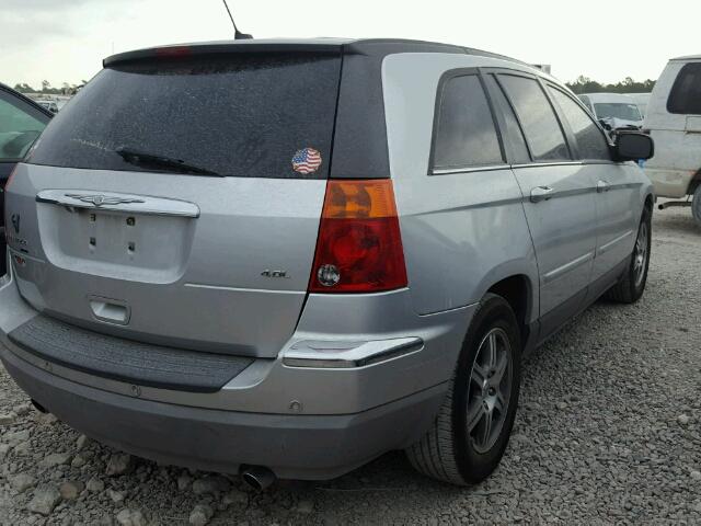 2A8GM68X97R164590 - 2007 CHRYSLER PACIFICA T SILVER photo 4