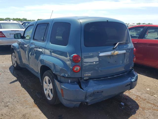 3GNDA13D77S587262 - 2007 CHEVROLET HHR LS ლურჯი ფოტო 3