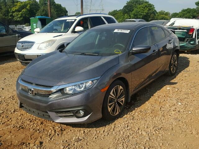 2HGFC1F34GH644763 - 2016 HONDA CIVIC GRAY photo 2