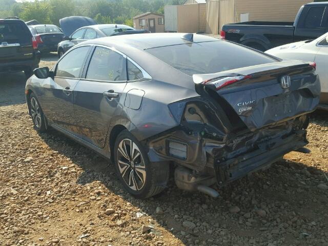 2HGFC1F34GH644763 - 2016 HONDA CIVIC GRAY photo 3