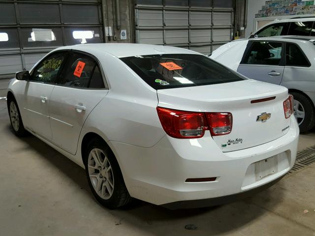 1G11C5SL3EF265301 - 2014 CHEVROLET MALIBU 1LT WHITE photo 3