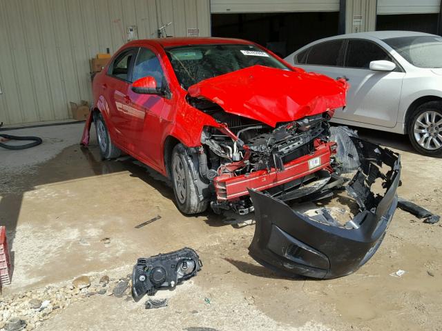 1G1JA5SHXG4151361 - 2016 CHEVROLET SONIC LS RED photo 1