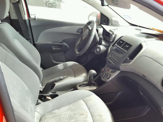 1G1JA5SHXG4151361 - 2016 CHEVROLET SONIC LS RED photo 5