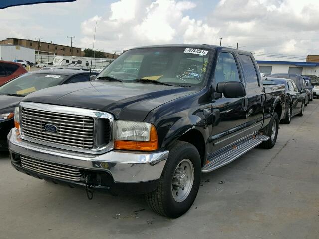 1FTNW20F1YEA21796 - 2000 FORD F250 SUPER BLACK photo 2