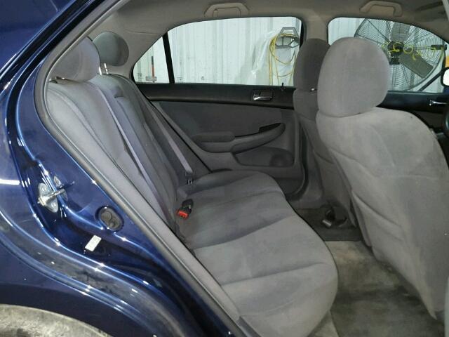 3HGCM56417G706877 - 2007 HONDA ACCORD LX BLUE photo 6