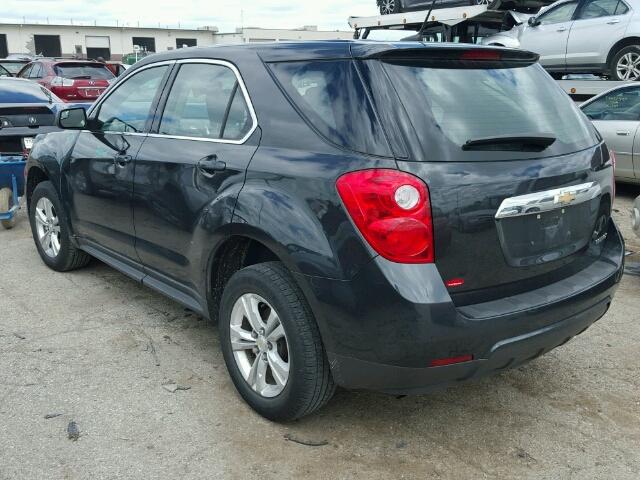 2GNALBEK4D6312876 - 2013 CHEVROLET EQUINOX LS BLACK photo 3